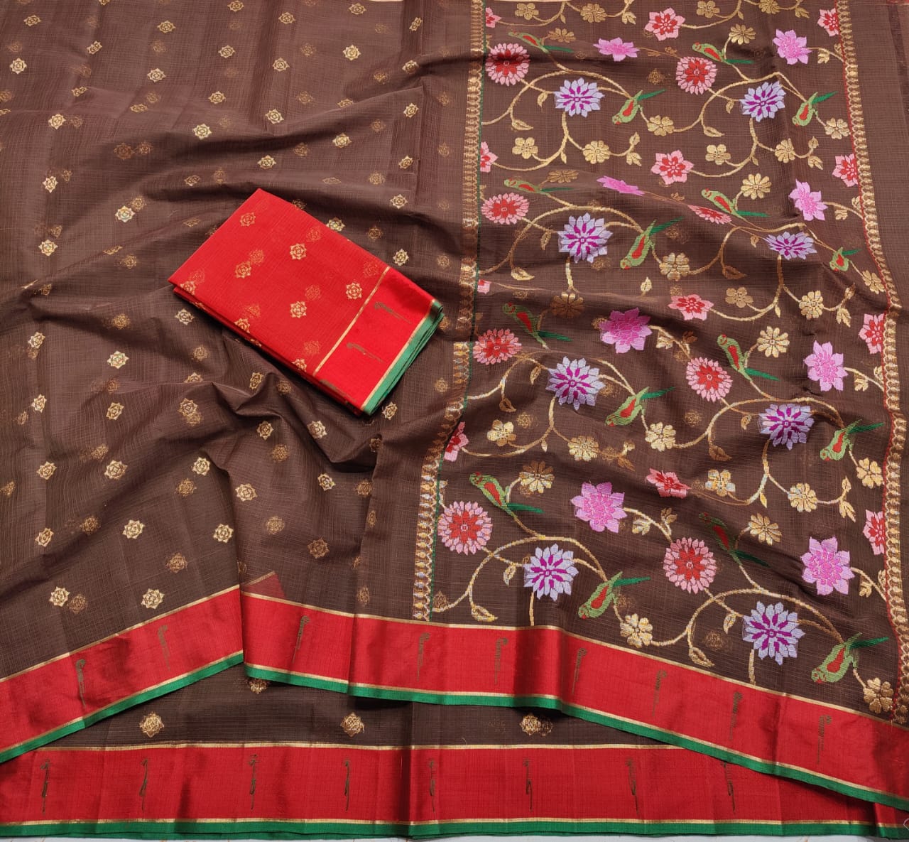 Handloom Pure Kota Doria Saree
