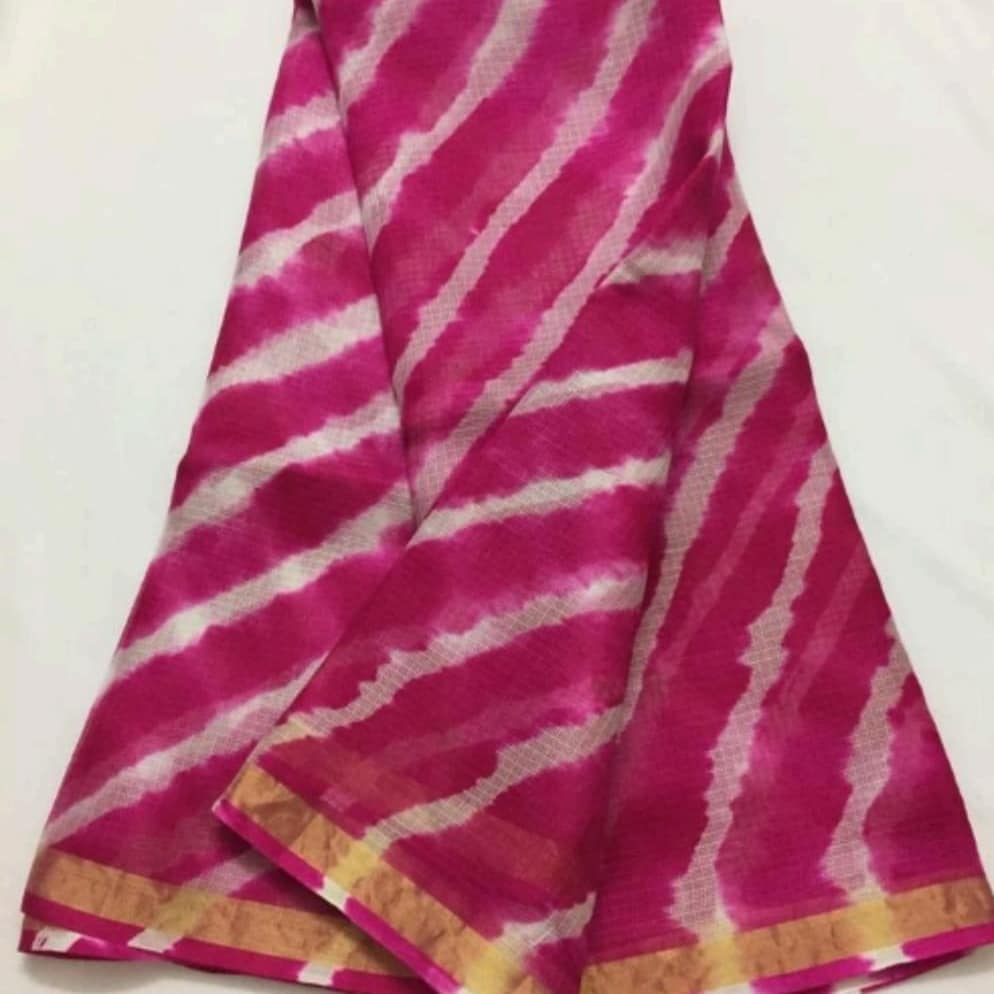Pure Kota Doria Silk Saree