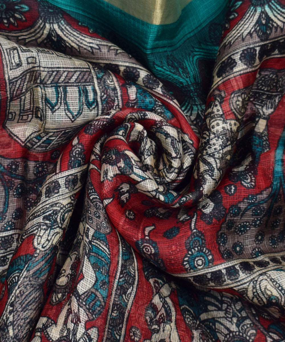 Kotadoria Silk Saree With Beautiful Print