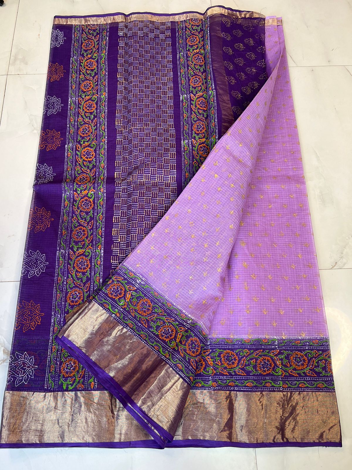 PURE Kota Doria Saree With Blouse