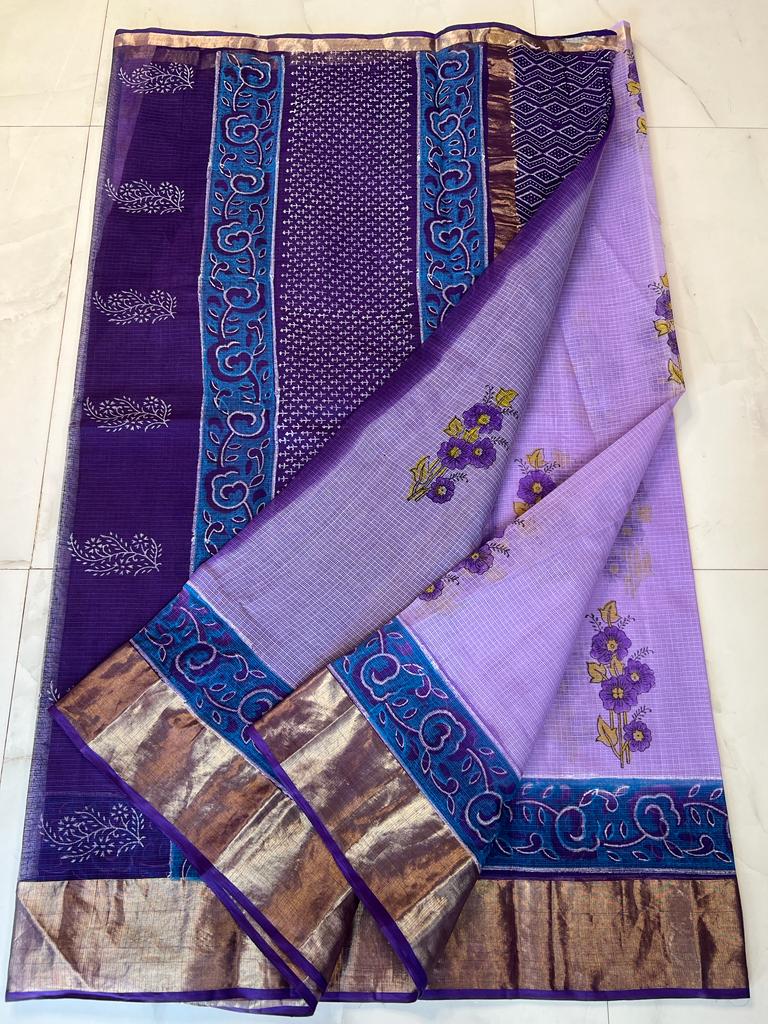 PURE Kota Doria Saree With Blouse