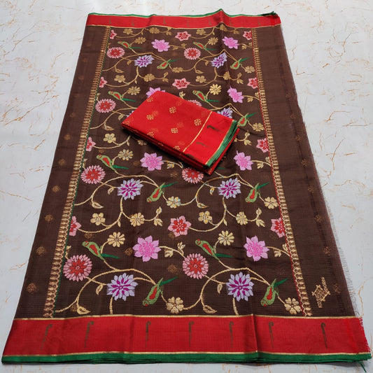 Handloom Pure Kota Doria Saree