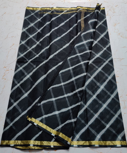Pure Kota Doria Silk Saree