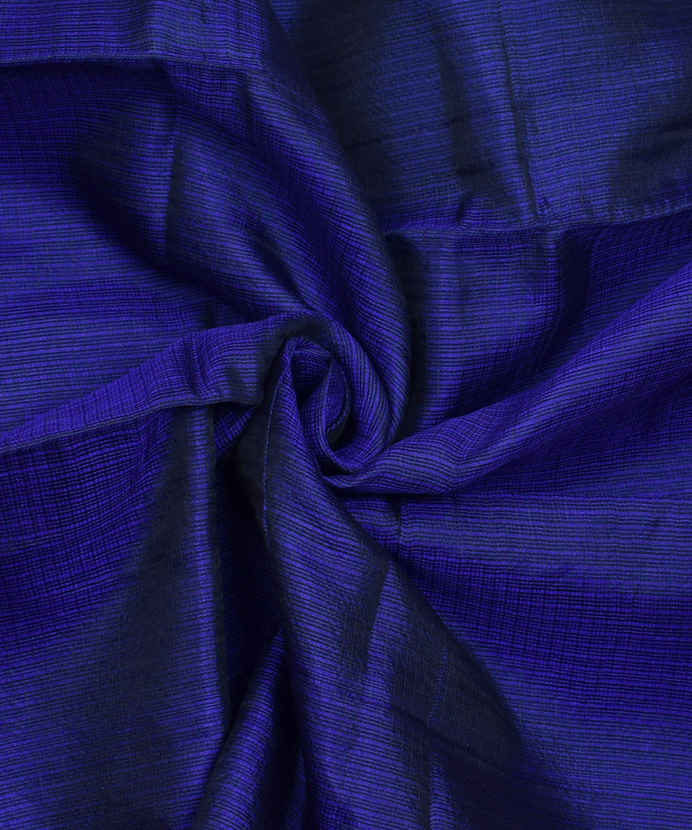 Pink Blue Kotadoria Silk Saree With Unique Print