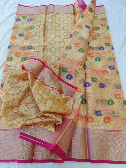 KOTA DORIA  COTTON  WEAVING SAREES